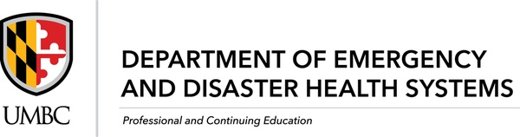 UMBC Department of Emergency and Disaster Health Systems, Professional and Continuing Education